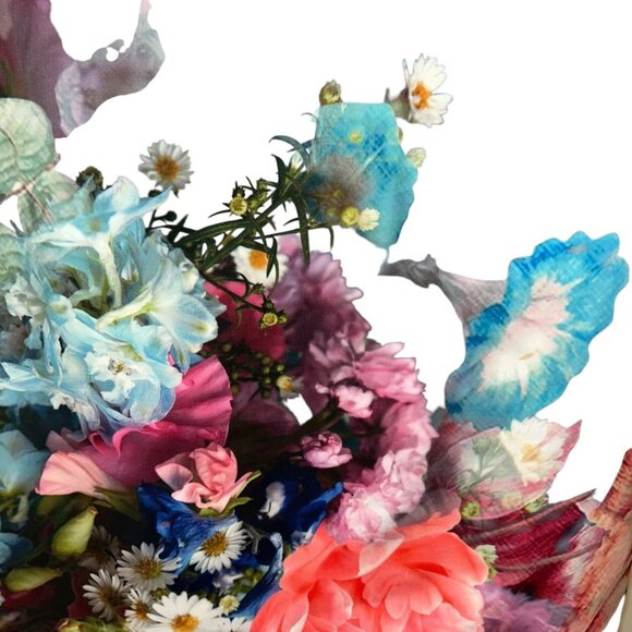 Ted Baker Black Floral Midi Dress - Picture 7 of 8